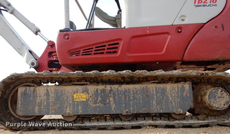 image for item DL3734 2014 Takeuchi TB216  mini excavator