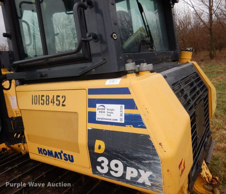 image for item DL3735 2015 Komatsu D39PX-23  dozer
