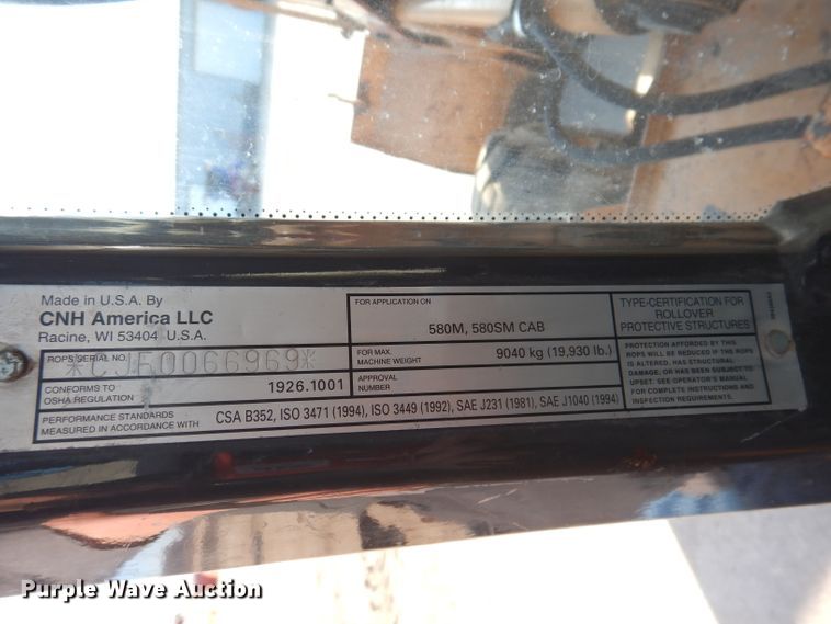 image for item DL5958 2006 Case 580 Super M Series 2  backhoe