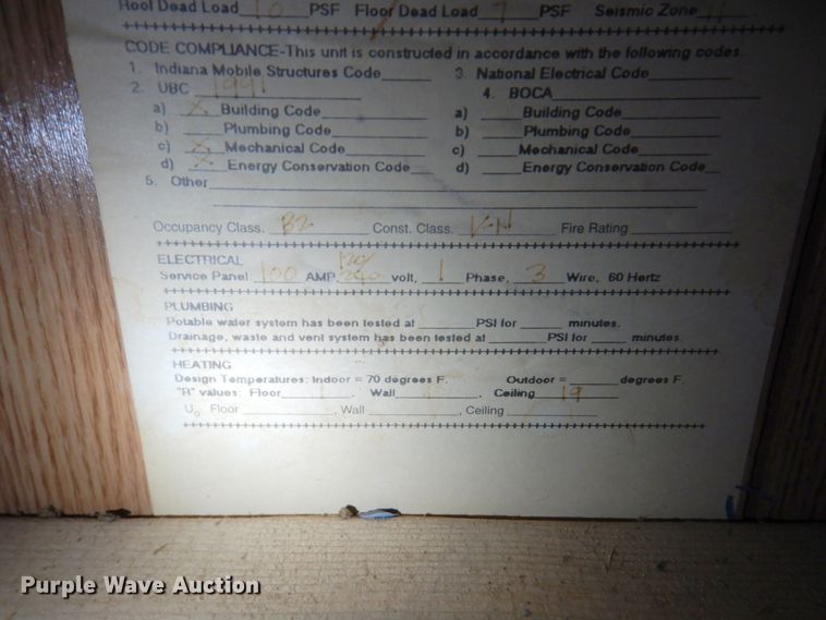 image for item DM6008 1977 Satellite 40X10  office trailer