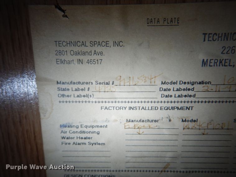 image for item DM6008 1977 Satellite 40X10  office trailer