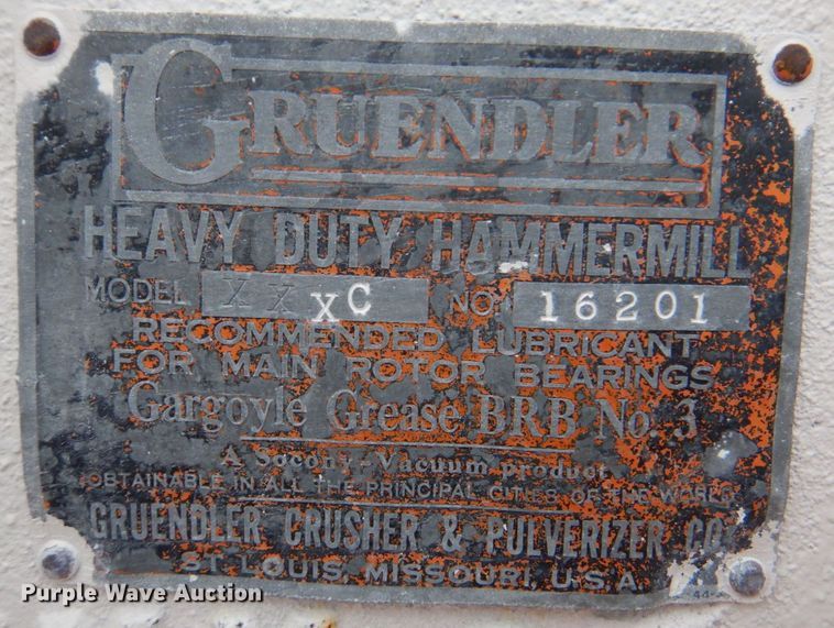 image for item DM6061 Gruendler XXXC  hammermill