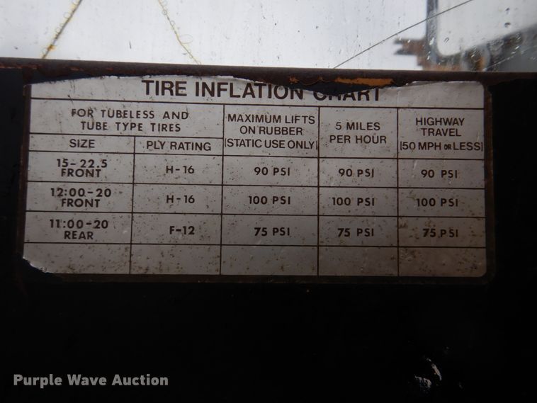 image for item DM7231 1974 Grove 8435G  crane