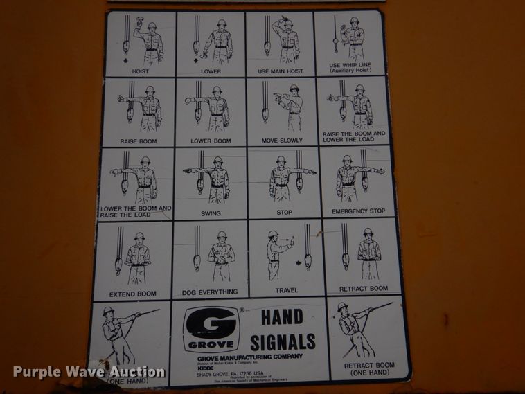 image for item DM7231 1974 Grove 8435G  crane