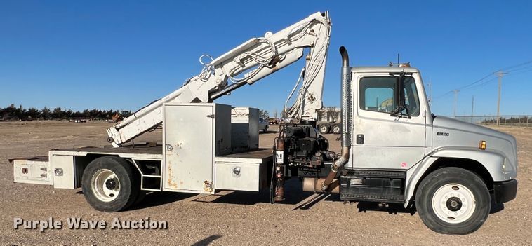 image for item DM8446 1997 Freightliner FL80  crane truck