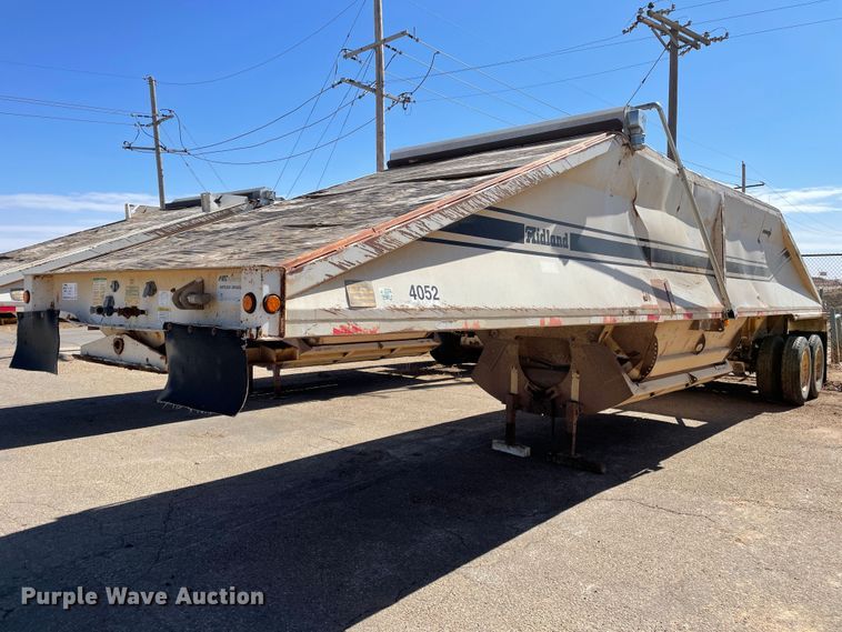image for item DN0215 1998 Midland MG40CLAM  bottom dump trailer
