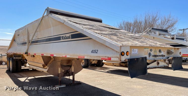 image for item DN0215 1998 Midland MG40CLAM  bottom dump trailer