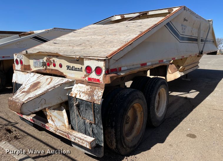 image for item DN0215 1998 Midland MG40CLAM  bottom dump trailer