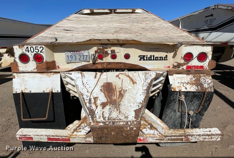 image for item DN0215 1998 Midland MG40CLAM  bottom dump trailer