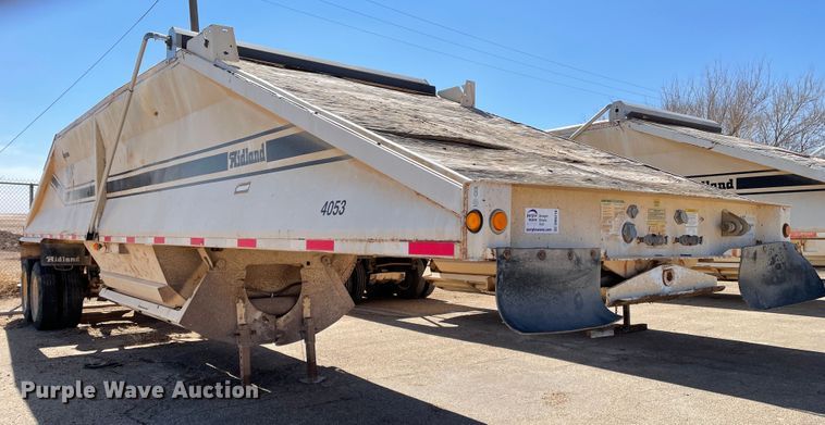 image for item DN0216 1998 Midland MG40CLAM  bottom dump trailer