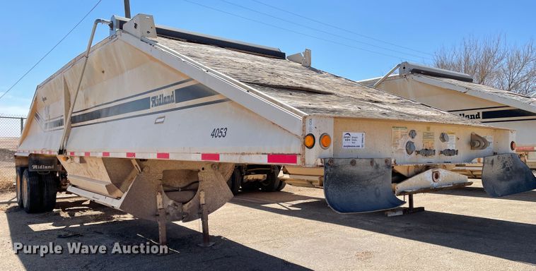 image for item DN0216 1998 Midland MG40CLAM  bottom dump trailer