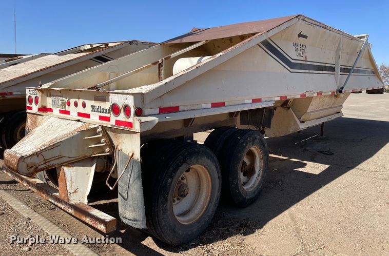 image for item DN0216 1998 Midland MG40CLAM  bottom dump trailer