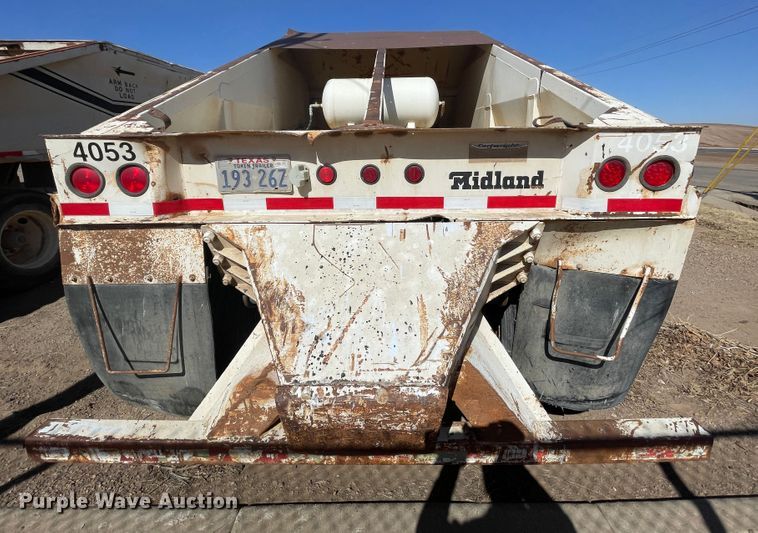 image for item DN0216 1998 Midland MG40CLAM  bottom dump trailer