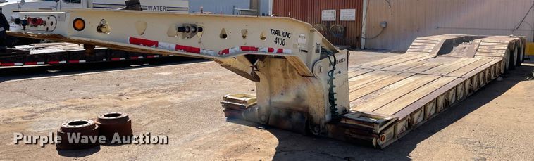 image for item DN0217 2005 Trail King TK110HDG-523  lowboy equipment trailer