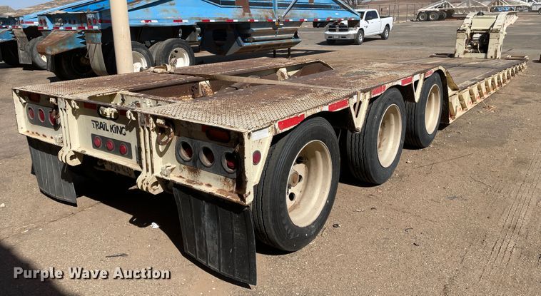 image for item DN0217 2005 Trail King TK110HDG-523  lowboy equipment trailer