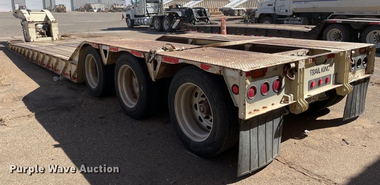 image for item DN0217 2005 Trail King TK110HDG-523  lowboy equipment trailer
