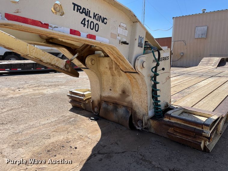 image for item DN0217 2005 Trail King TK110HDG-523  lowboy equipment trailer