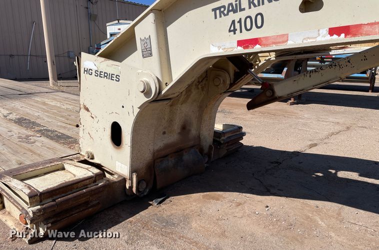 image for item DN0217 2005 Trail King TK110HDG-523  lowboy equipment trailer