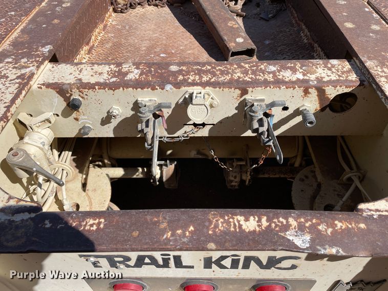 image for item DN0217 2005 Trail King TK110HDG-523  lowboy equipment trailer