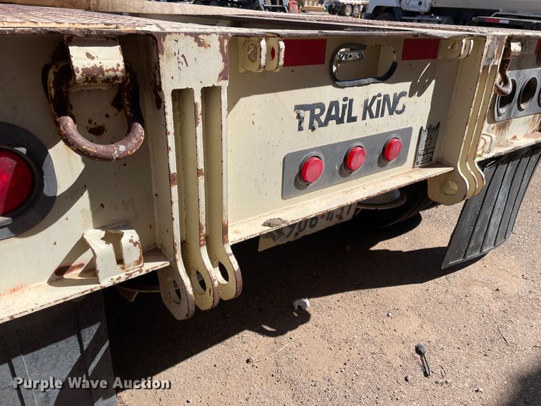 image for item DN0217 2005 Trail King TK110HDG-523  lowboy equipment trailer