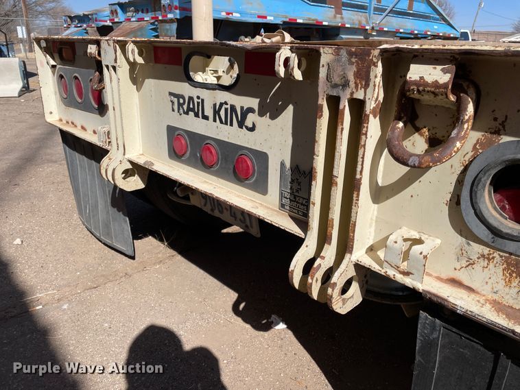 image for item DN0217 2005 Trail King TK110HDG-523  lowboy equipment trailer