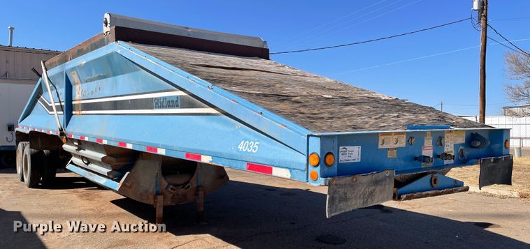 image for item DN0218 1996 Midland  bottom dump trailer