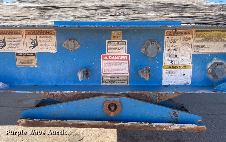 image for item DN0218 1996 Midland  bottom dump trailer