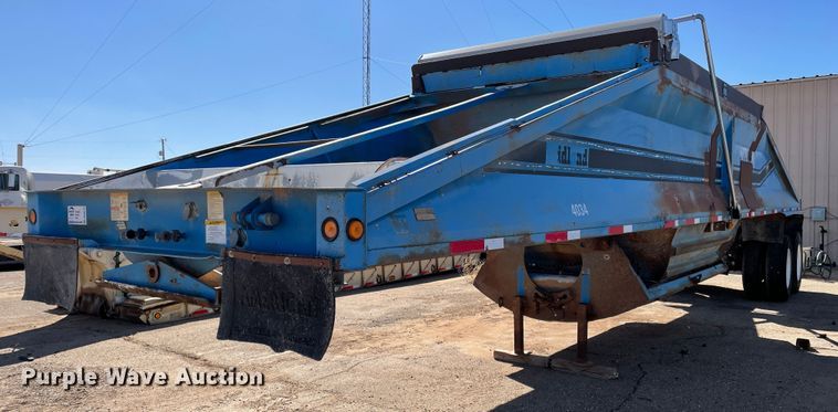 image for item DN0219 1996 Midland  bottom dump trailer