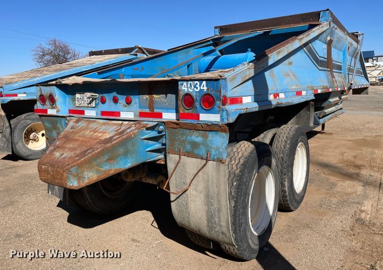 image for item DN0219 1996 Midland  bottom dump trailer