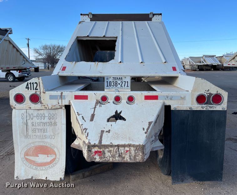 image for item DN0224 2008 CTS BDT-40  bottom dump trailer