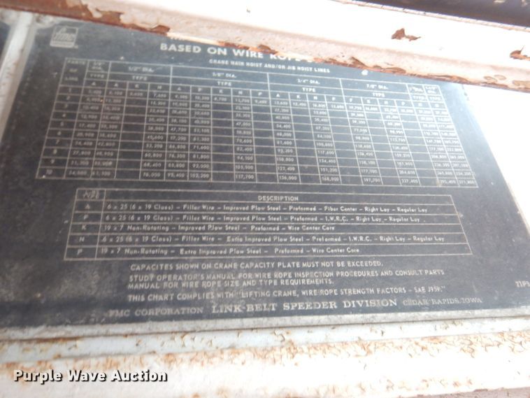 image for item DN1486 Link Belt LS108B  crane