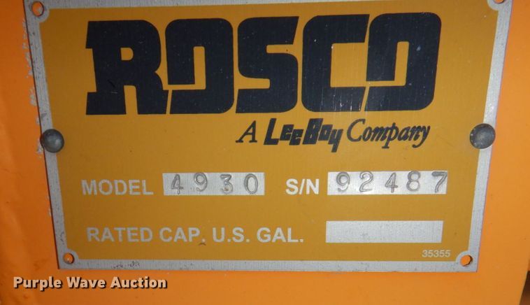 image for item DN7268 LeeBoy Rosco SweepPro A930  broom