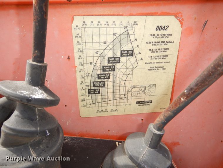 image for item DN7289 1996 SkyTrak 8042  telehandler