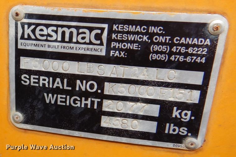 image for item DN7290 Kesmac Lift 5000  forklift