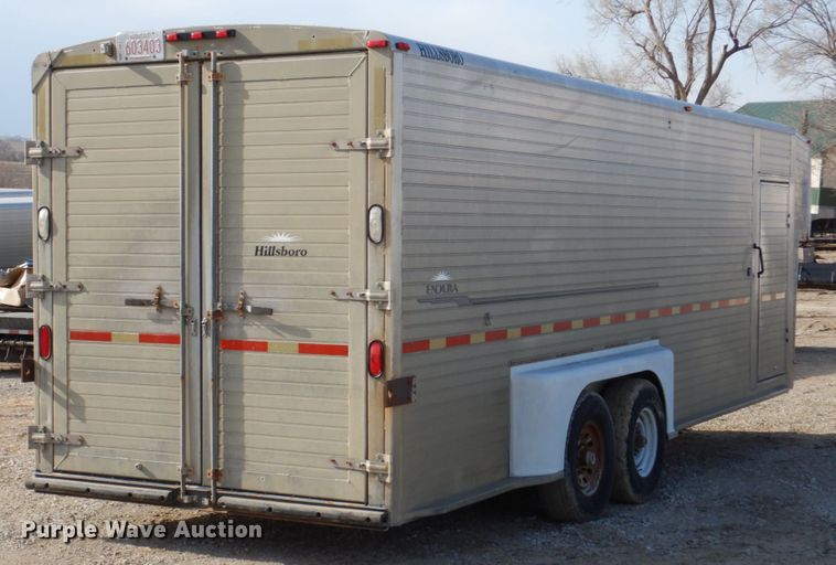image for item DN7298 1999 Hillsboro Endura  enclosed cargo trailer