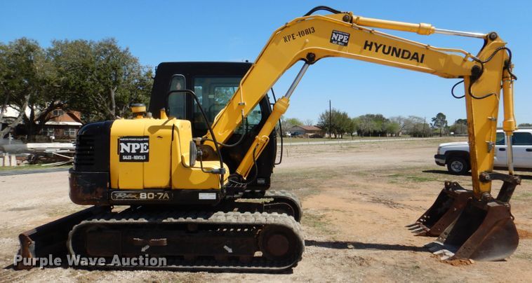 image for item DP3919 2008 Hyundai ROBEX80-7A  mini excavator