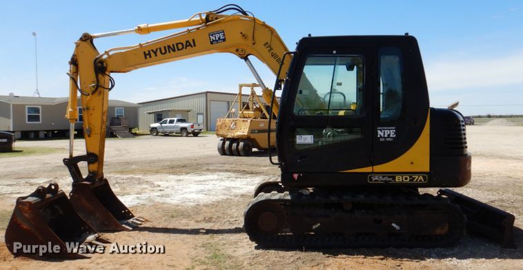 image for item DP3919 2008 Hyundai ROBEX80-7A  mini excavator