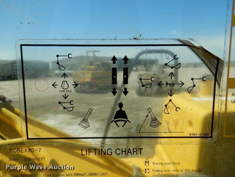 image for item DP3919 2008 Hyundai ROBEX80-7A  mini excavator