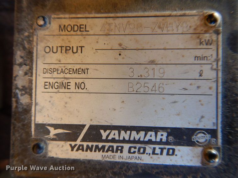 image for item DP3919 2008 Hyundai ROBEX80-7A  mini excavator