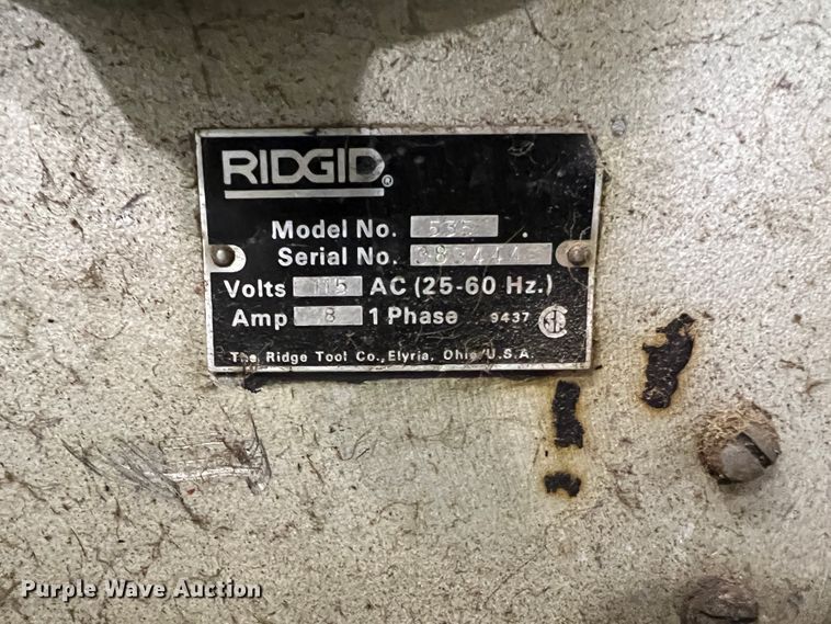 image for item EX9622 Rigid 535  pipe threader