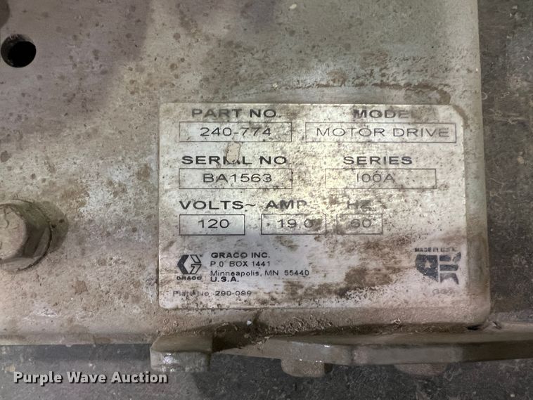 image for item EX9623 Graco Gmax 5900  airless paint sprayer