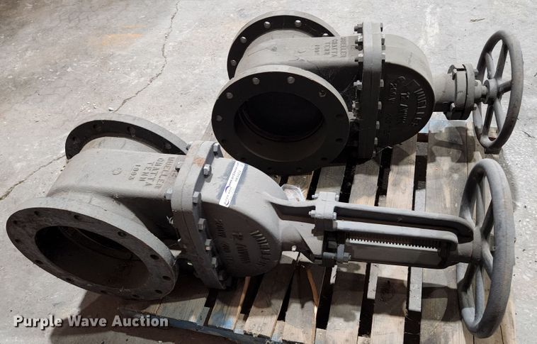 image for item HK9404 (2) Mueller 12" flanged gate valves