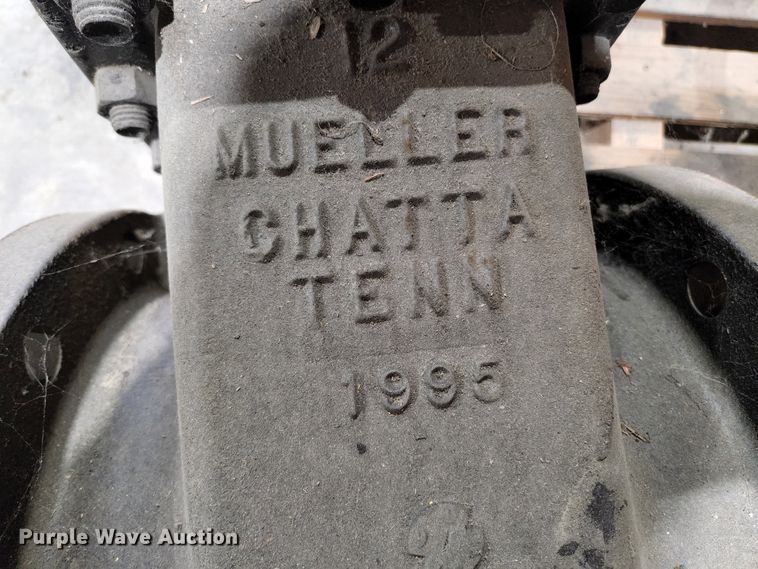 image for item HK9404 (2) Mueller 12" flanged gate valves