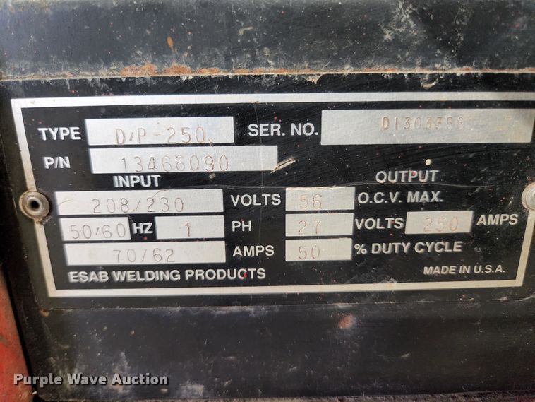 image for item HK9407 Airco DIP-250  welder