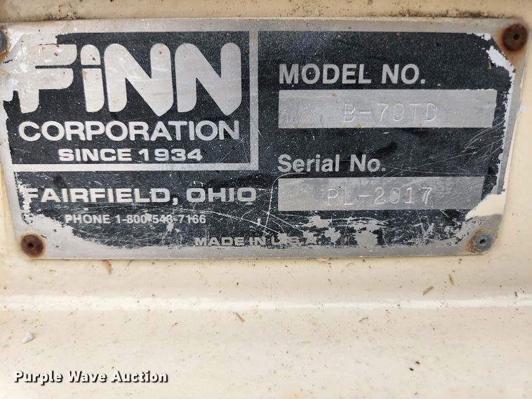 image for item HK9408 Finn Corp B-70TD  straw blower