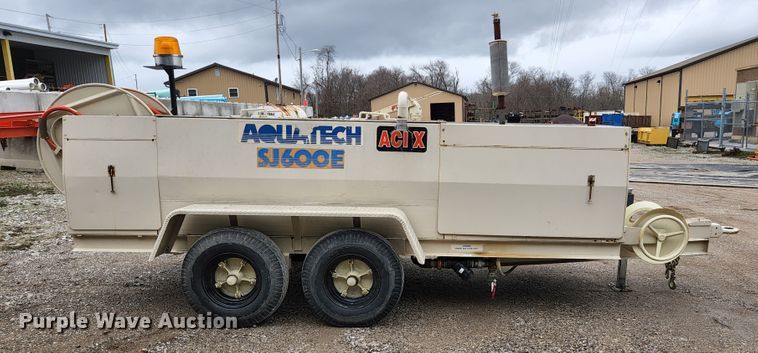 image for item HK9410 1988 Aquatech EJ-600E  sewer jetter trailer