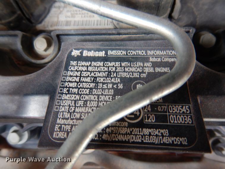 image for item HK9456 2016 Bobcat T650  tracked skid steer loader