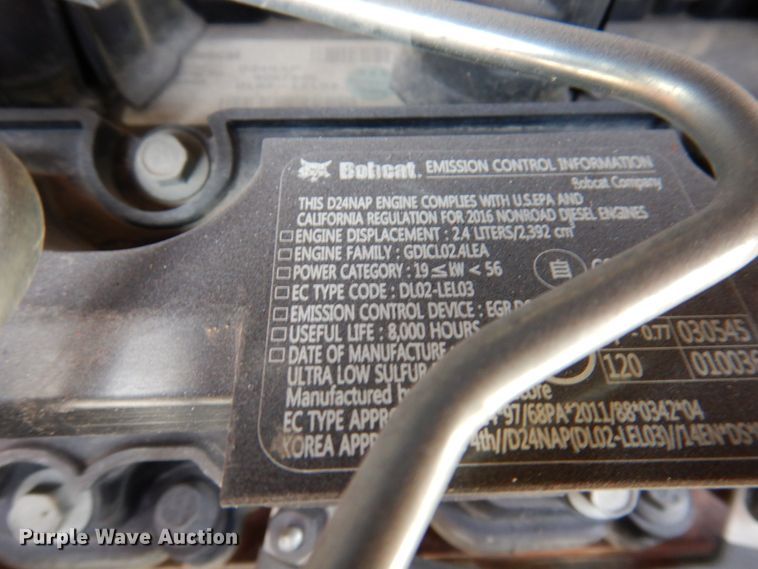 image for item HK9457 2016 Bobcat T650  tracked skid steer loader