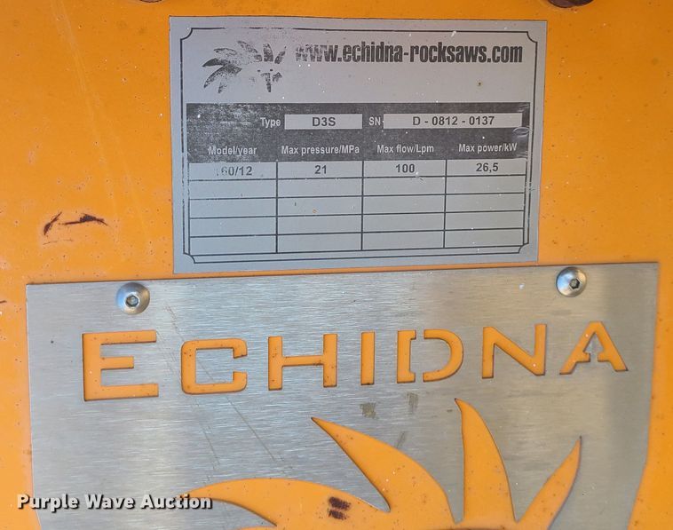 image for item IF9359 Echidna  excavator concrete saw