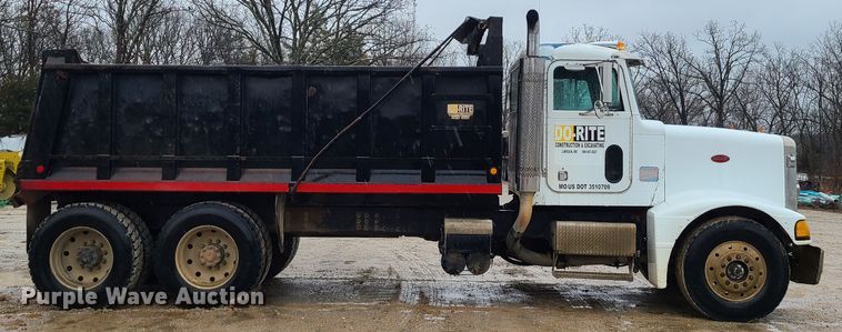 image for item IF9375 1990 Peterbilt 375  dump truck